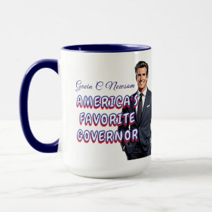 Gavin C Newsom   America's Favourite Governor Mug
