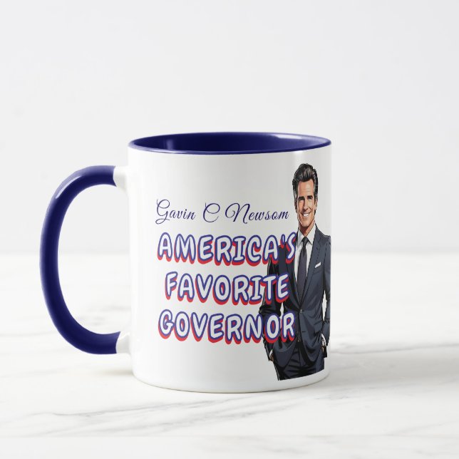 Gavin C Newsom | America's Favourite Governor Mug (Left)