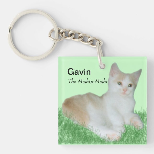 Gavin_Cat Key Chain (Front)