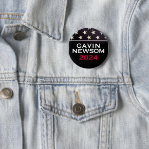 GAVIN NEWSOM 2024 CAMPAIGN BUTTON