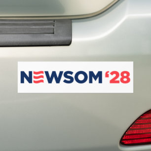 Gavin Newsom 2028 Bumper Sticker
