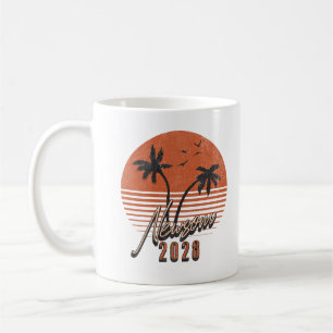 Gavin Newsom 2028 For President Palm Tree Sunset Coffee Mug