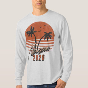 Gavin Newsom 2028 For President Palm Tree Sunset T-Shirt