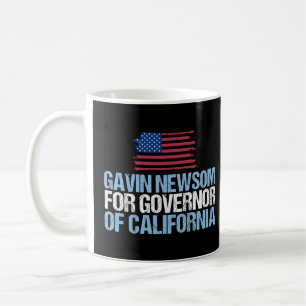 Gavin Newsom for Governor of California 2022 Flag Coffee Mug