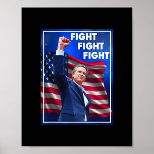 Gavin Newsom Trolling Trump Meme War Fight Fight F Poster