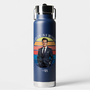 Gavin Newsom   Vintage #48 Water Bottle
