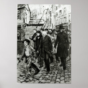 Gavroche Leading a Demonstration Poster