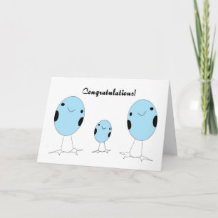Gay adopted a  boy congratulations card