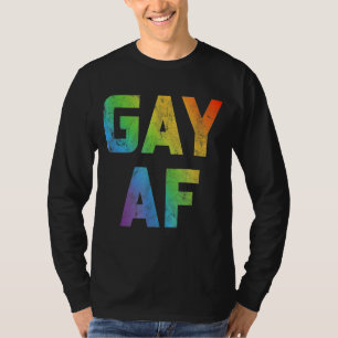 Gay Af Women Men Lgbt Pride Equality Lesbian T-Shirt