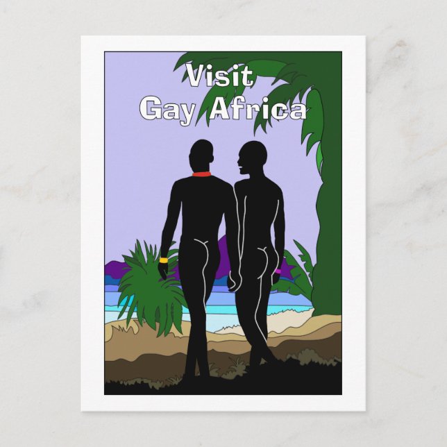 Gay Africa Travel Postcard (Front)