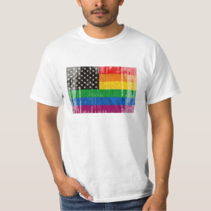 Gay American Flag T-Shirt