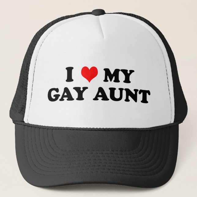 Gay Aunt Trucker Hat (Front)