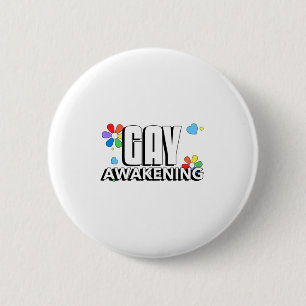 Gay Awakening 6 Cm Round Badge
