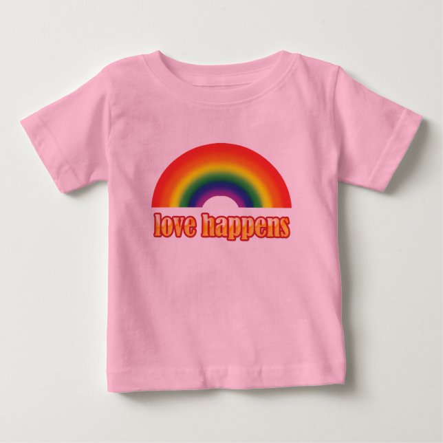 Gay Baby Graphic Tees - Pride Rainbows_02 (Front)