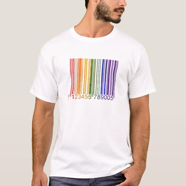 Gay Barcode 2 T-Shirt (Front)