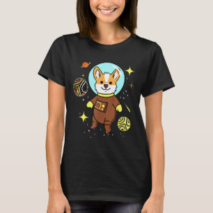 Gay Bear Corgi In Space Gay Bear Pride T-Shirt