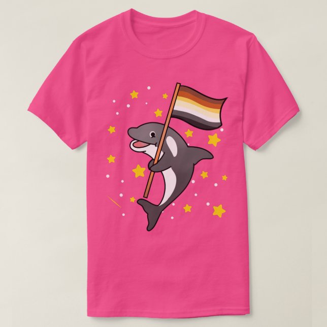 Gay Bear Orca Gay Bear Pride Pullover Hoodie  (Design Front)