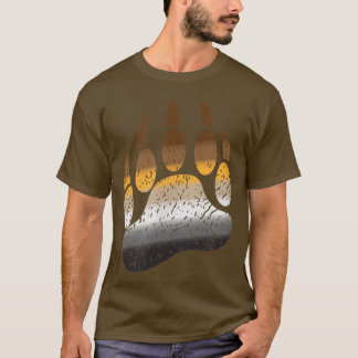 Gay Bear Paw Pride  T-Shirt