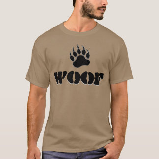 Gay Bear Pride Bear Paw WOOF T-Shirt