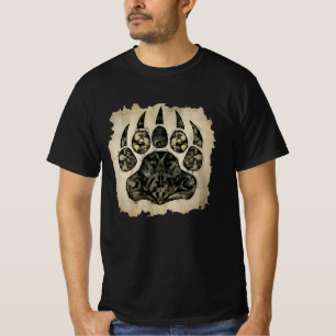 Gay Bear Pride Cool distressed Bear Paw HOT !! T-Shirt