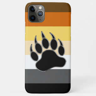Gay Bear Pride Flag Bear Paw Case-Mate iPhone Case