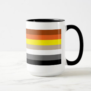 Gay Bear pride flag. Mug