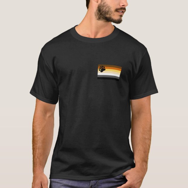 Gay Bear Pride Flag T-Shirt (Front)
