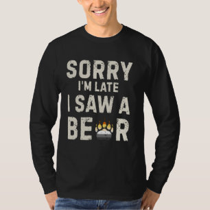 Gay Bear Pride Funny Paw Print Retro Men T-Shirt