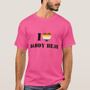 GAY BEAR PRIDE I HEART DADDY BEAR T-Shirt