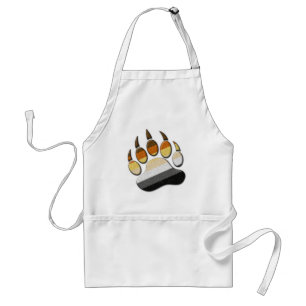 Gay Bear Pride Paw Standard Apron