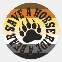Gay Bear Pride Save A Horse Ride A Bear