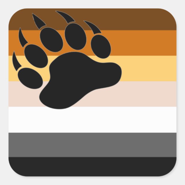 Gay Bear Pride - Square Stickers (Front)