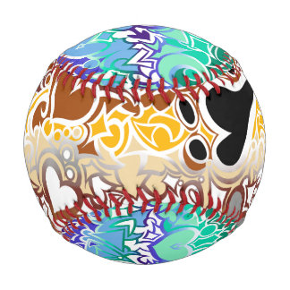 Gay - Bear Pride Squiggle Baseball