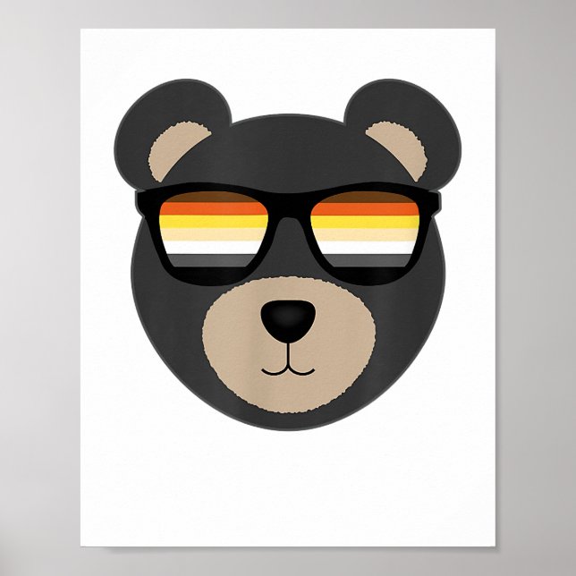 Gay Bear Sunglasses logo  Poster (Front)