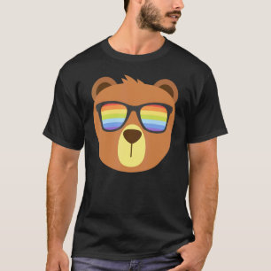 Gay Bear With Sunglasses Lgbt Pride Month T-Shirt