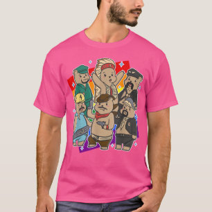 Gay Bears Cute LGBT Gay Bear Pride Month Aesthetic T-Shirt