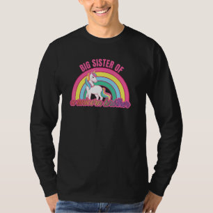Gay Big Sister LGBTQ Ally Unicorn Gay Pride Gay Br T-Shirt