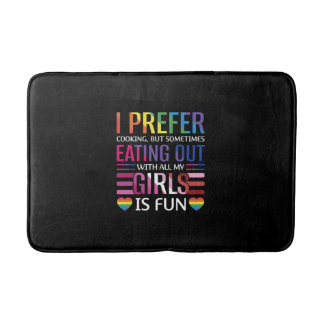 Gay Bisexual Pride Flag LGBTQ Bath Mat