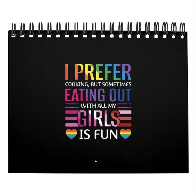 Gay Bisexual Pride Flag LGBTQ Calendar (Cover)