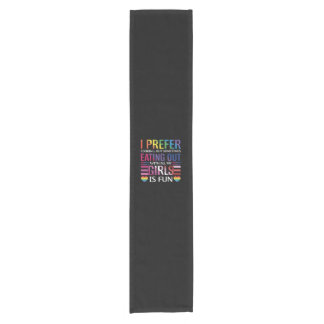 Gay Bisexual Pride Flag LGBTQ Short Table Runner