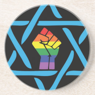 Gay Black Jewish Coaster