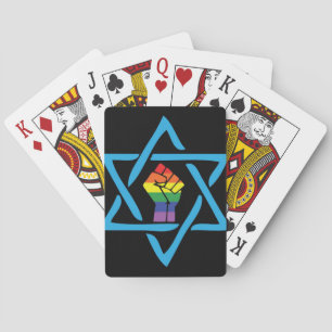 Gay Black Jewish Playing Cards