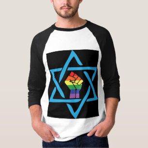 Gay Black Jewish T-Shirt