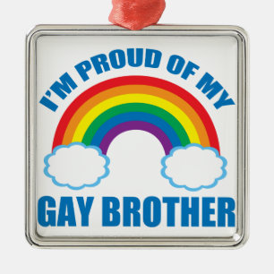 Gay Brother Metal Tree Decoration