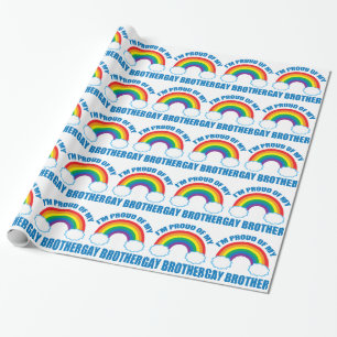 Gay Brother Wrapping Paper