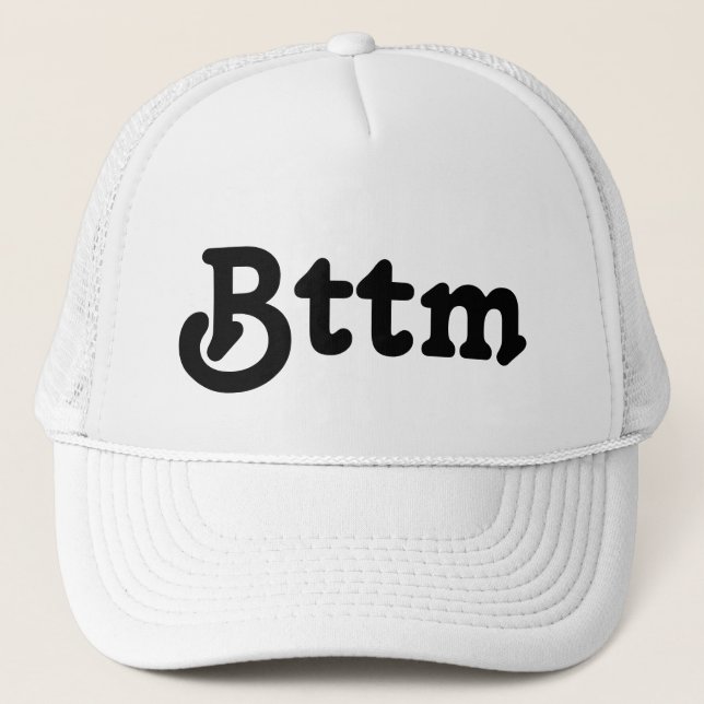Gay Bttm Support Trucker Hat (Front)