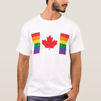 Gay Canada Flag T-Shirt