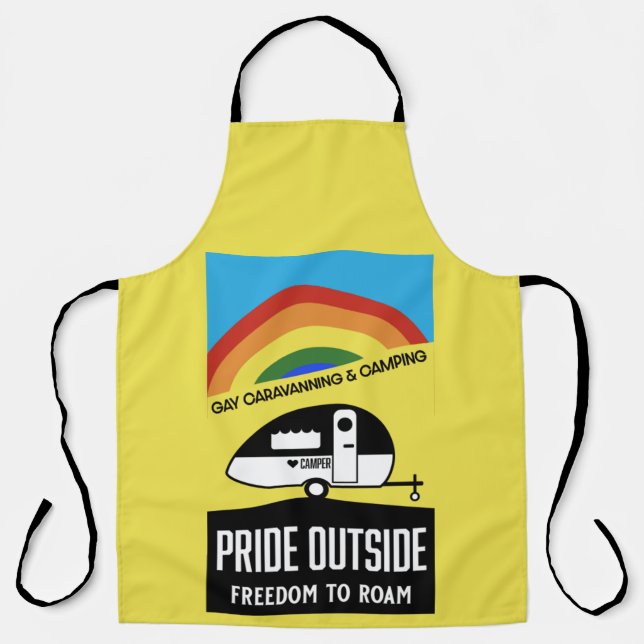 Gay caravan camping apron (Front)