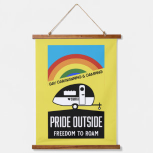 Gay caravan camping T-Shirt Hanging Tapestry