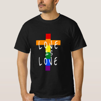 Gay Christian LGBT - Pride Cross God's T-Shirt
